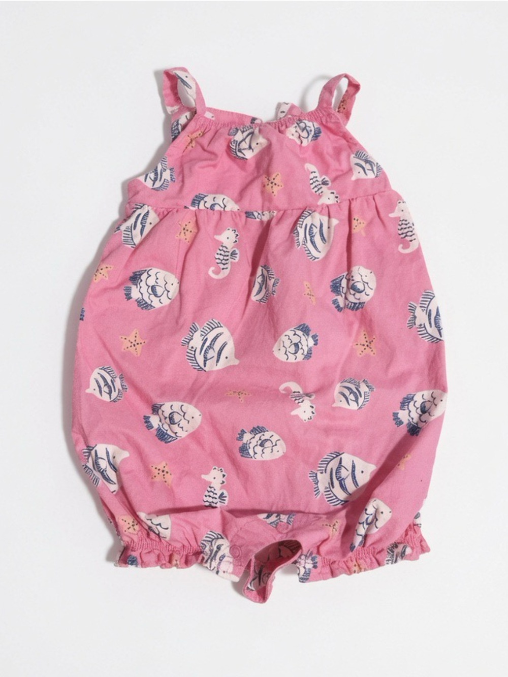 Pink Seashell Print Baby Romper - Kids Accessories